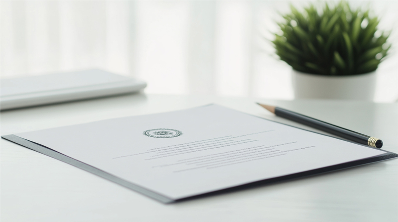 認定証のイメージ